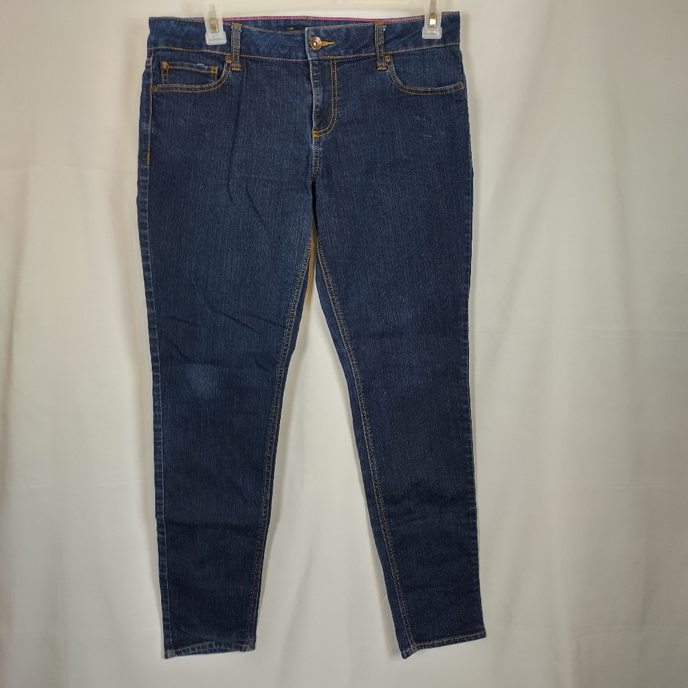 Hot Topic Lovesick The Skinny Dark Wash Denim Pocketed Pants Size 15 stretch